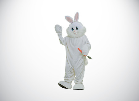 Equipment-Rental-Easter-Bunny-White-Rabbit-Costume-Mascot-For-Rent