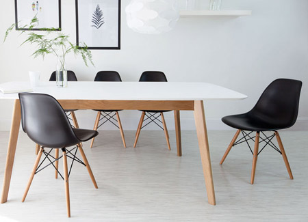 Equipment Rental Eames Designer Table Chairs Workshop 